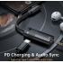 Mcdodo CA-1880 60W PD USB Type C to USB Type C & AUX Port Cable